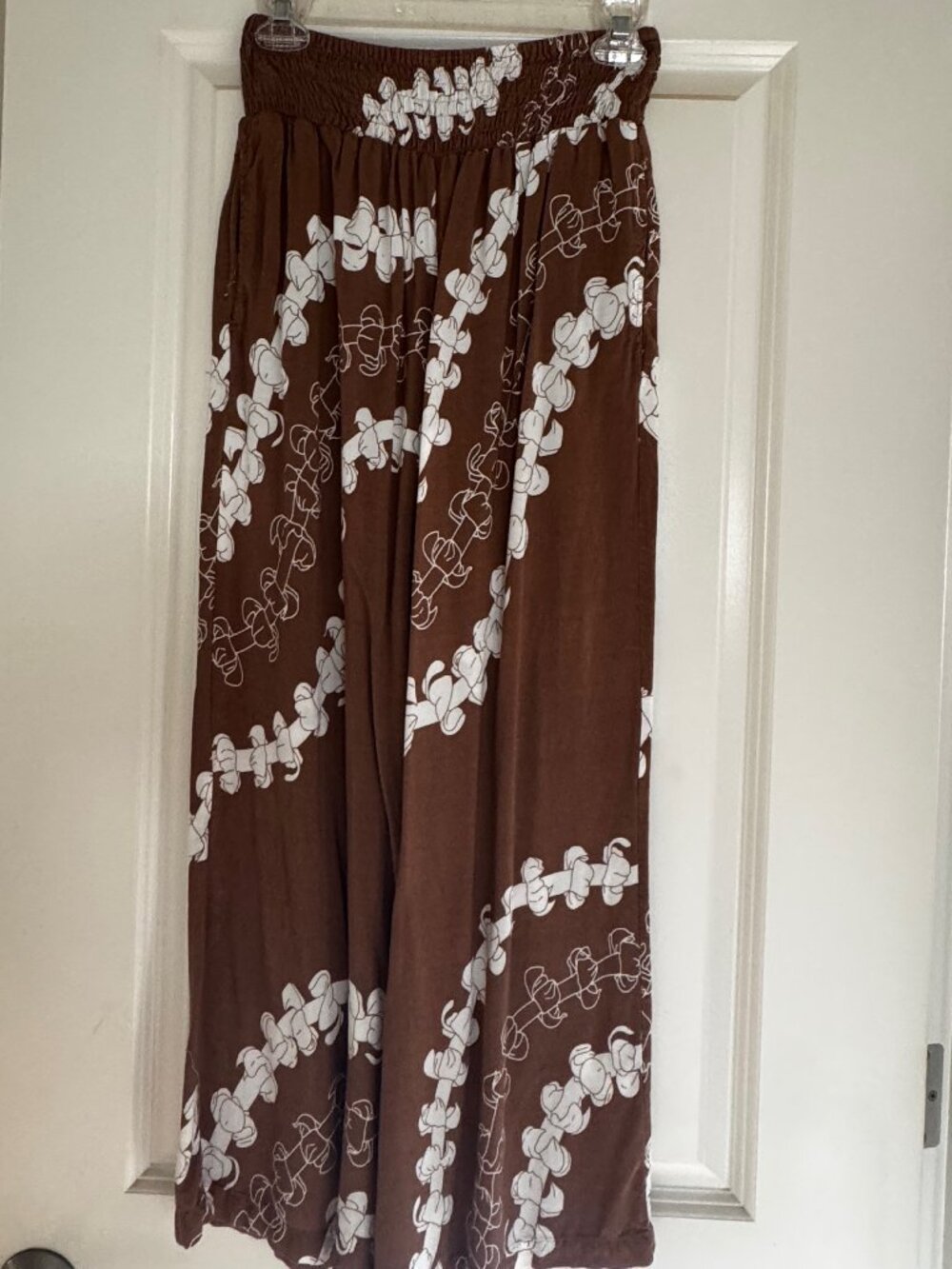 Women's Aloha Print Wide Leg Pants - Size M/L - Five Pants being sold together
